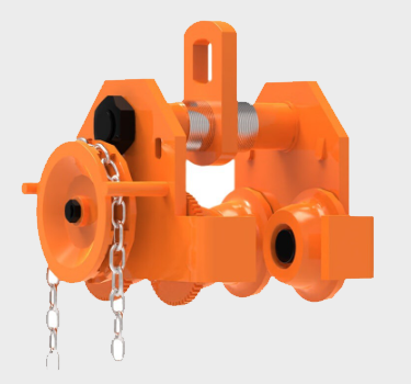 冠航牌手链驱动手拉单轨跑车行车葫芦